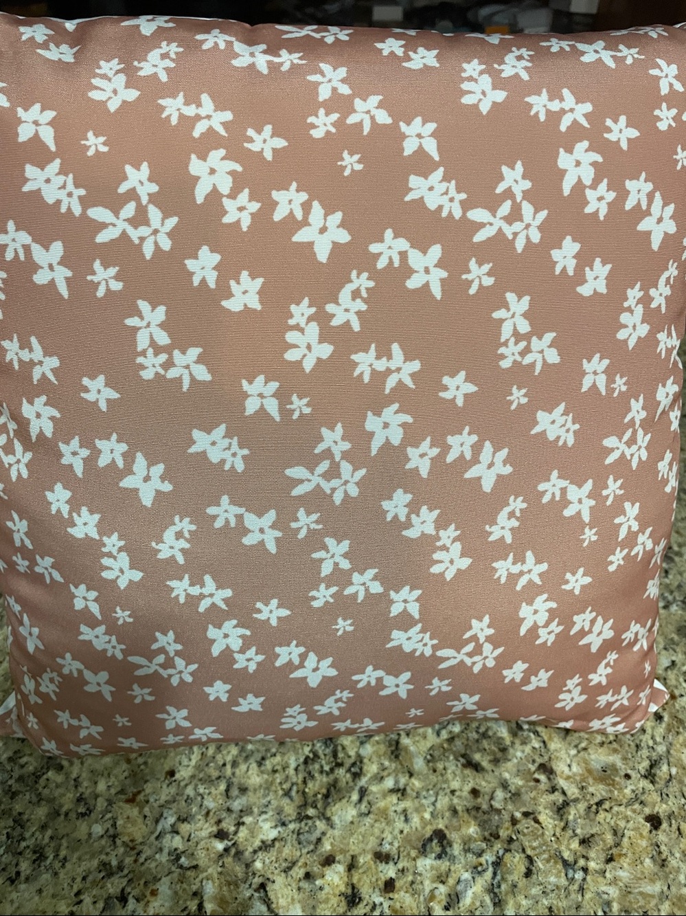 Room Essentials Copper Floral Square Pillow